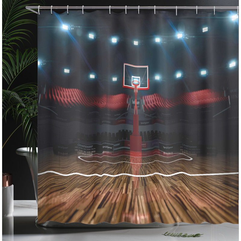 Shower Curtain with Hooks Included