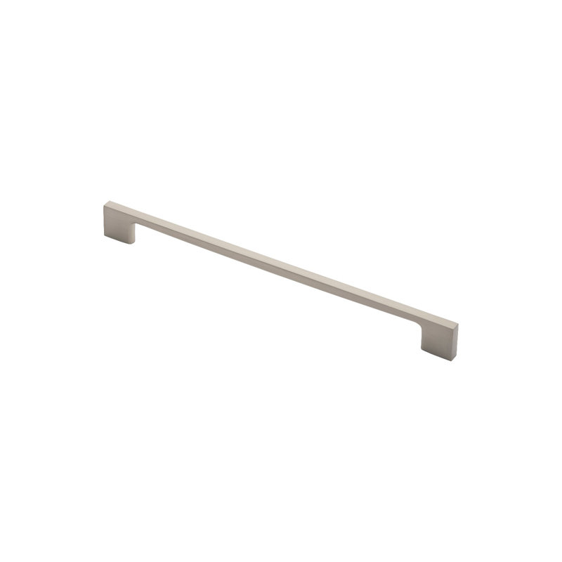 Slim D Handle 256Mm C/C, Satin Nickel, 2.6 x 2.86cm