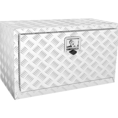 Boîte de poids lourds en aluminium 30 pouces 14 "16" 16 "16" avec verrou verrouillable avec clés de serrure pour fourgon remorque de matériel médical