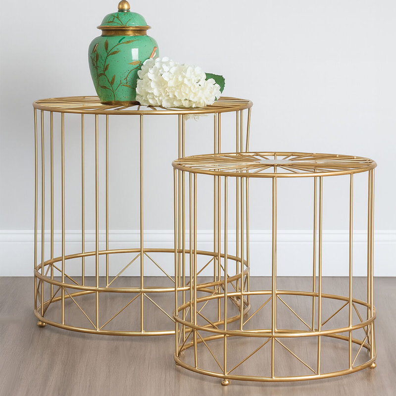 Cornwell Drum Nesting Tables