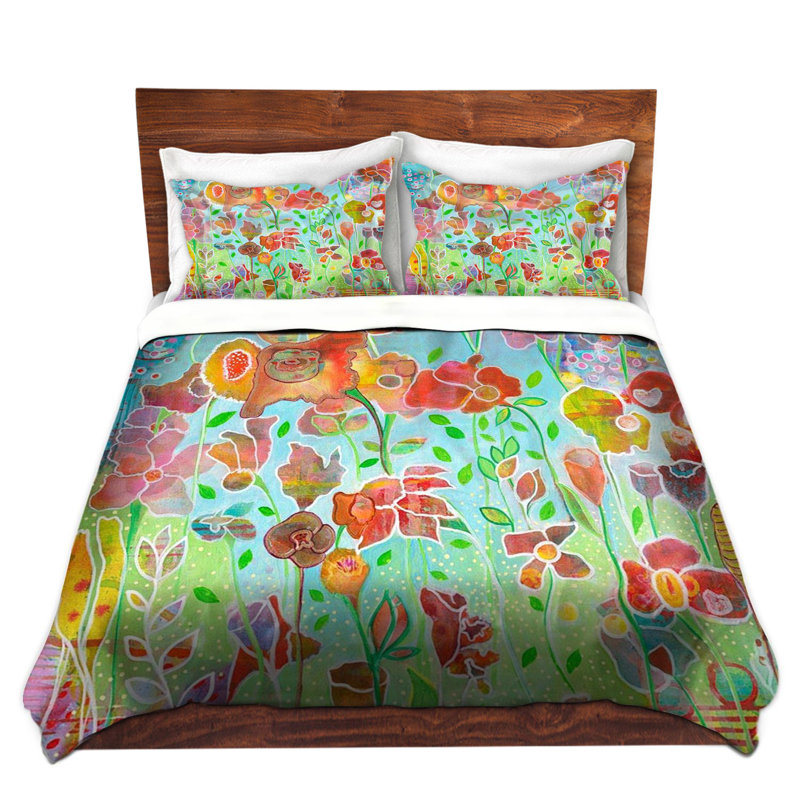 Ensemble de housse de couette doux voices, 1 housse simple + 1 taie standard