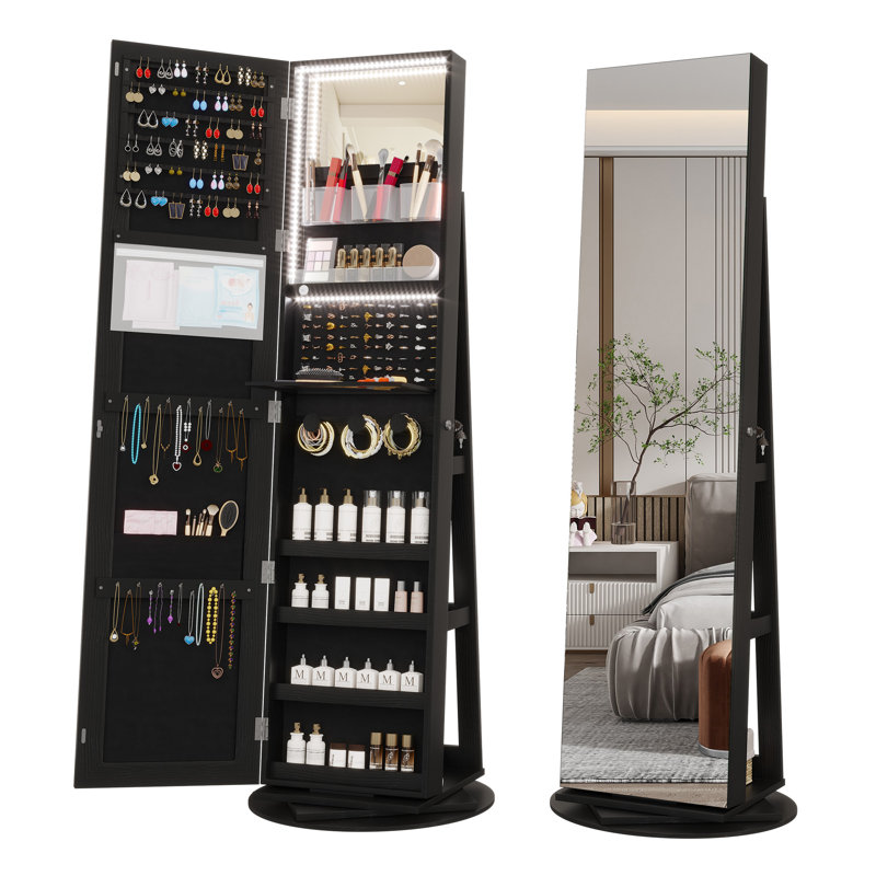 Blackhorse Jewelry Armoire, Black