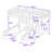 Full over Twin & Twin 3 Drawer Triple / Quad Bunk Bed by Xiao Hailuo
