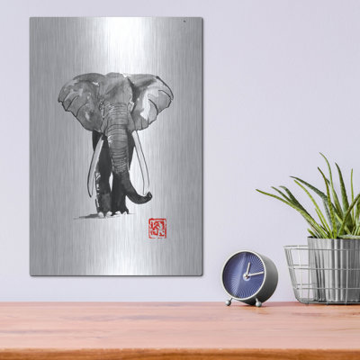 «Elephant 2» par Pechane sur métal