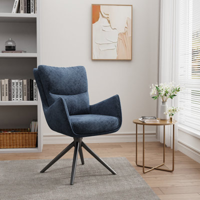 Fauteuil d'appoint rembourré en chenille Modern