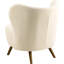 Carnelian Upholstered Wingback Chair