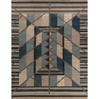 Mesa Wool Geometric Area Rug