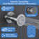 10" Wall Mounted Shower System with Dual Mode Body Jets，2-in-1 Handheld 2.5 GPM