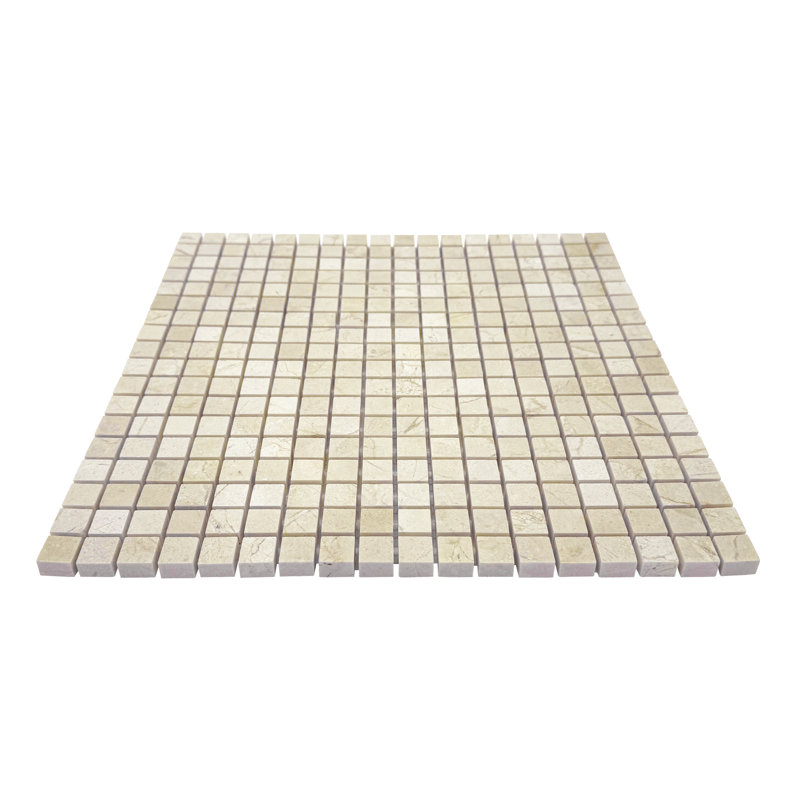 Carreau de mosaïque 12 po x 12 po, Brun
