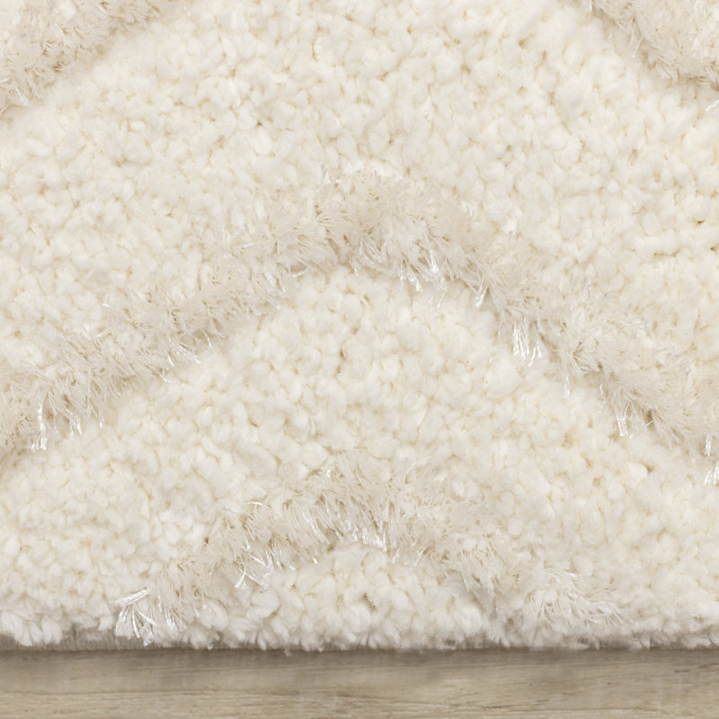 Tapis intérieur crème Dilmore, Rectangle 5 pi 3 po x 7 pi 7 po