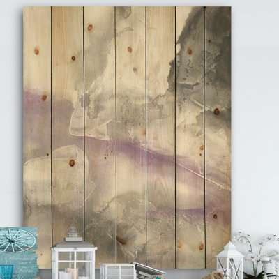 « minimal tons i », reproduction d’art sur bois modern campagne