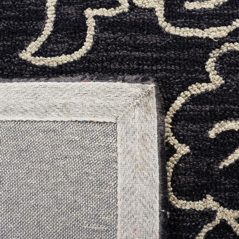 Abranda Hand Tufted Wool Floral Rug, Rectangle 3' x 5'