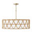  Luminaire suspendu tambour 4 lumières