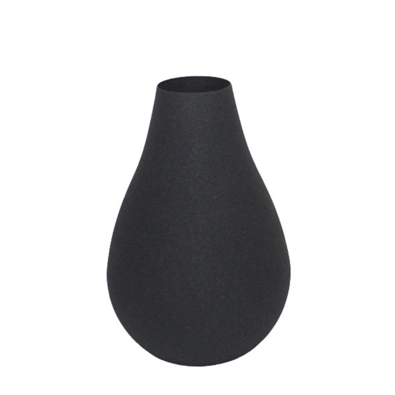 Vase de table en aluminium Jenny, Noir