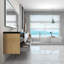 Ensemble de meuble-lavabo double mural 84 po Calarco Kody-430770822