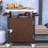 Outdoor Grill Cart With Stainless Steel Tabletop, Waterproof Storage, Wheels, Spice Rack, Hooks, And Shelves – Movable Bbq Prep Table And Rolling Patio Kitchen Island Bar Cart