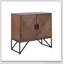 Armoire d'appoint en bois, base en métal