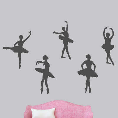 Ensemble d'adhésif décoratif ballerines