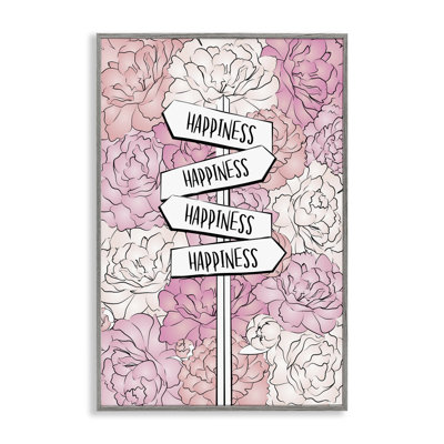 Art giclée «Happiness Sign» par Martina Pavlova