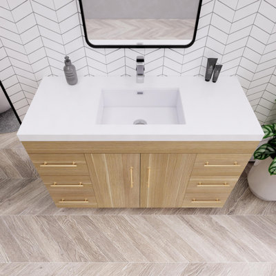 Ensemble de meuble-lavabo simple 48 po Maplesville