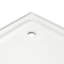 Ensemble de douche en coin rond noir mat L 33 po x l 33 po x H 72,83 po Breeze-68852890