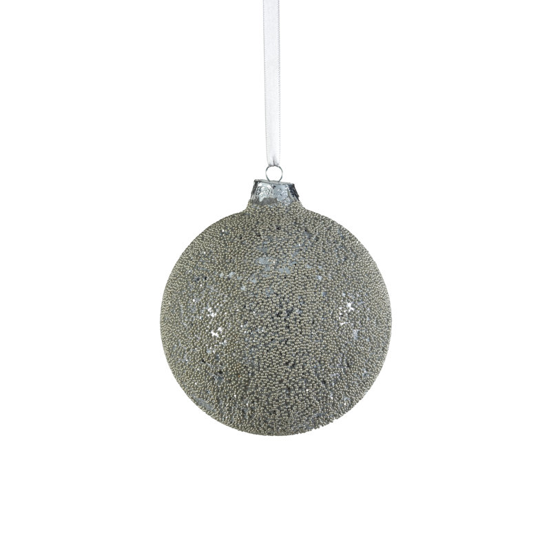 Ornement boule Hendrixson The Holiday Aisle®, Argent