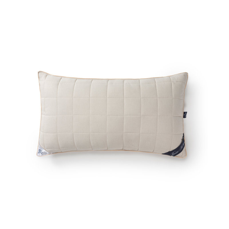 Linen Fiber Medium Bed Pillow, 20" x 36"