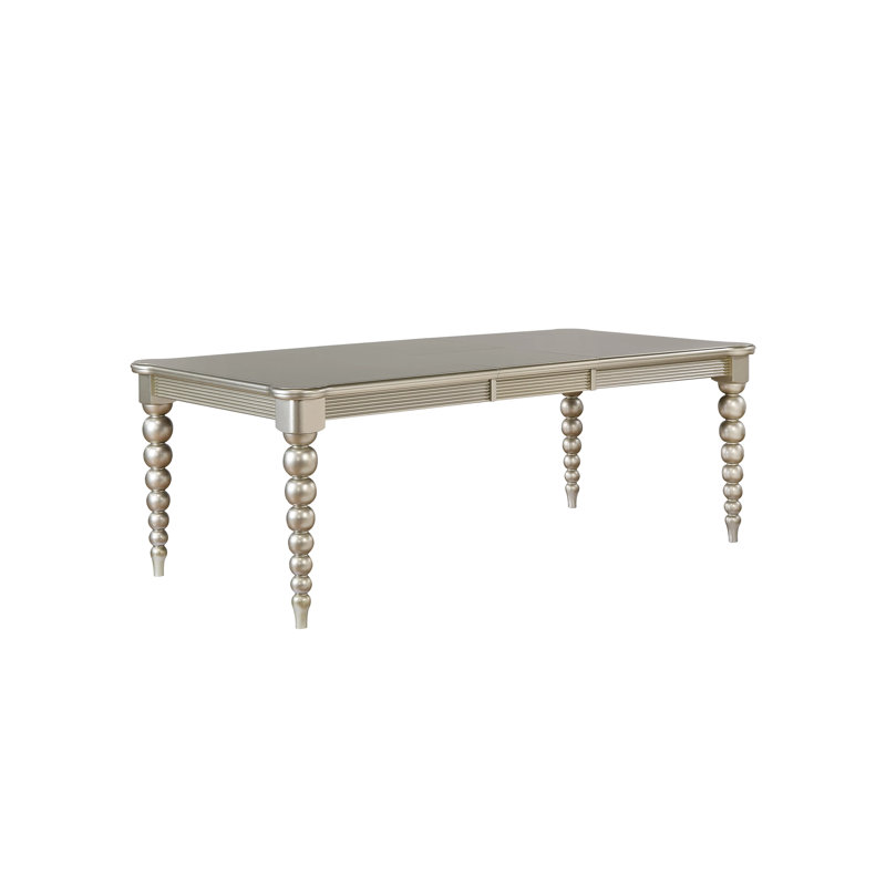 Table de salle à manger extensible en bois Michalia