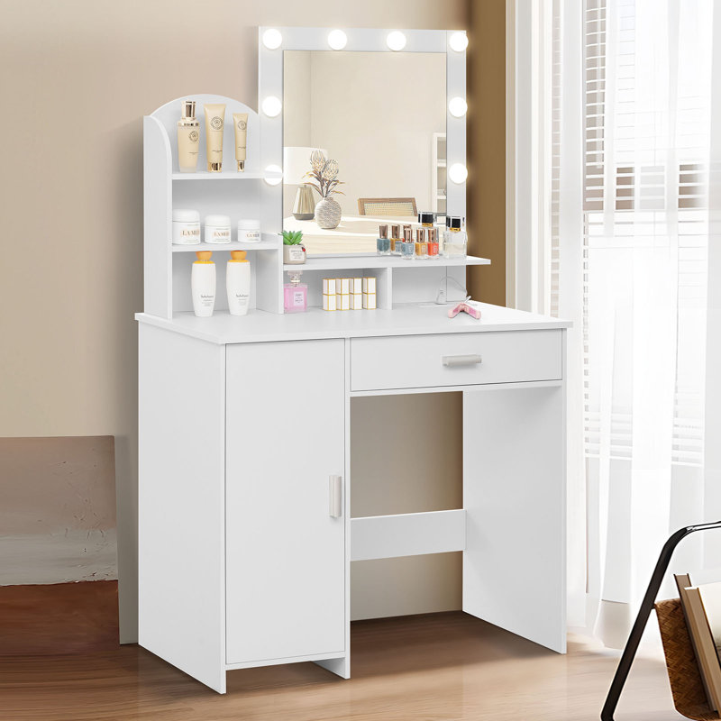 Meuble-lavabo, Blanc