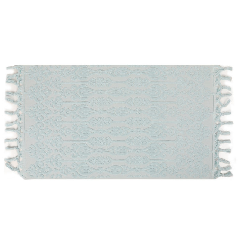 Débarbouillette 100% coton Theia, Bleu