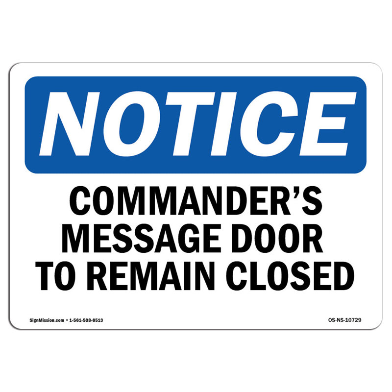 Notice Sign