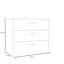 Leflore 99.8 cm W Chest of 3 Drawers