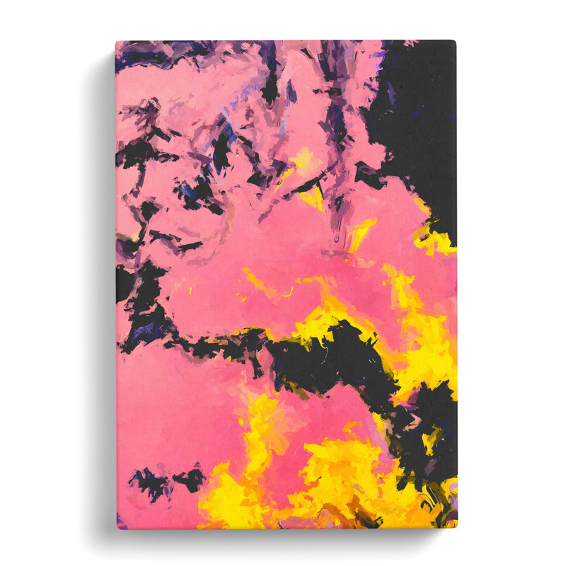 Brilliant Form Abstract - Wall Art, 50cm H x 35cm W x 3cm D, Wrapped Canvas, No Matte