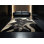 Tapis moelleux doux et moelleux à motif abstrait Berserker Warrior en noir - reliure noire