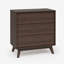 Venne 3 Push-Open Drawer Wood Effect  Chest of Drawers - Modern Mid-Century Design-834518018