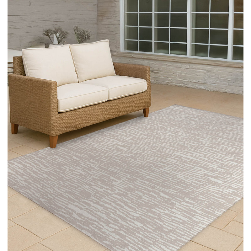 Strands Non-Slip Outdoor Rug, Rectangle 2' x 3'