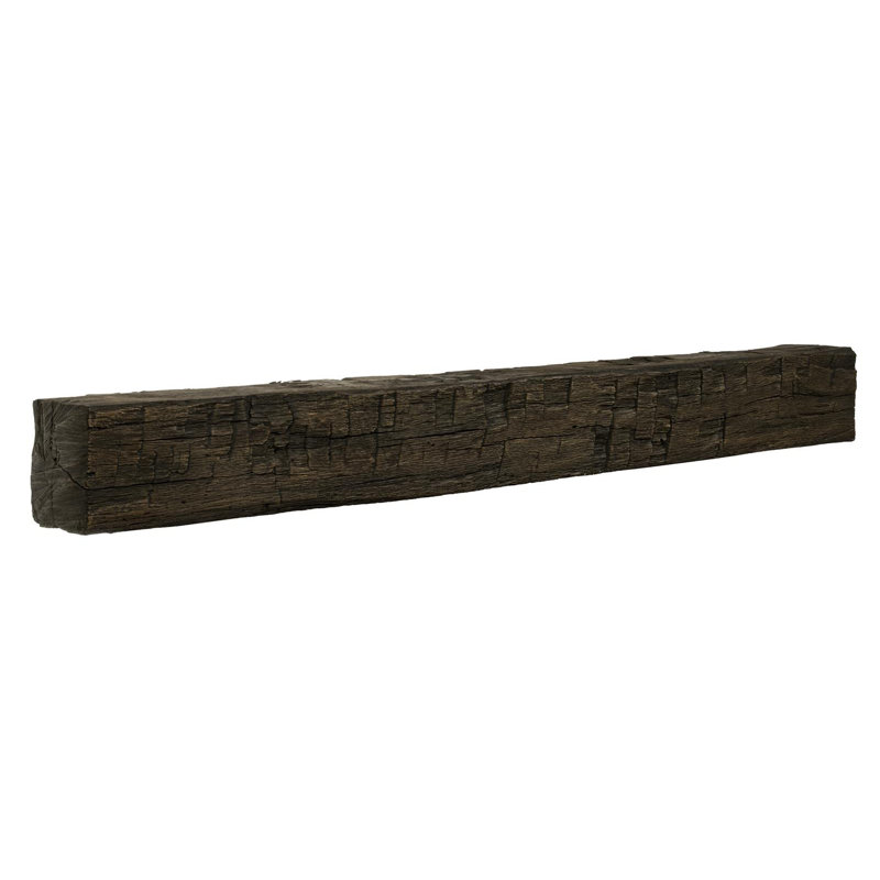 Tavern Non-combustible Reclaimed Pine Shelf, 72", Toasted Rye