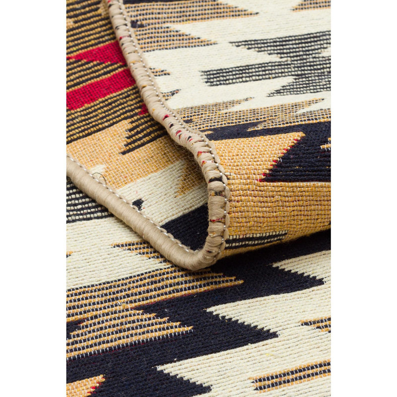 Premium Flatweave Carpet, 5.2 x 7.6 Feet, 100% Cotton, No Pile, Red Color | 1100 g/m² | Machine Washable at 86°F, Easy to Clean with Vacuum & Spot Remover | Ideal for Living Room, Bedroom, and Stylish Decor