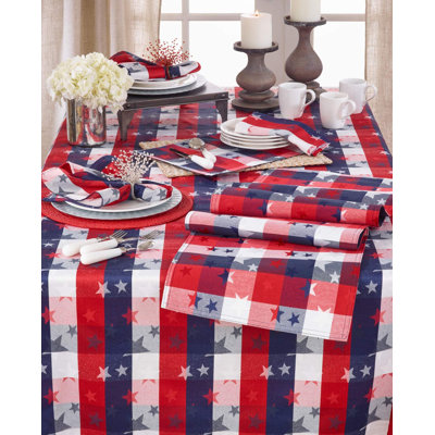 Aashay Geometric Cotton Tablecloth