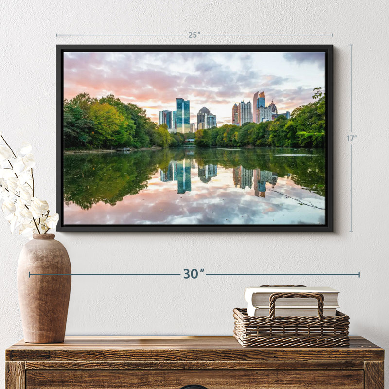 Impression sur toile Midtown Atlanta Park, H 17 po x l 25 po