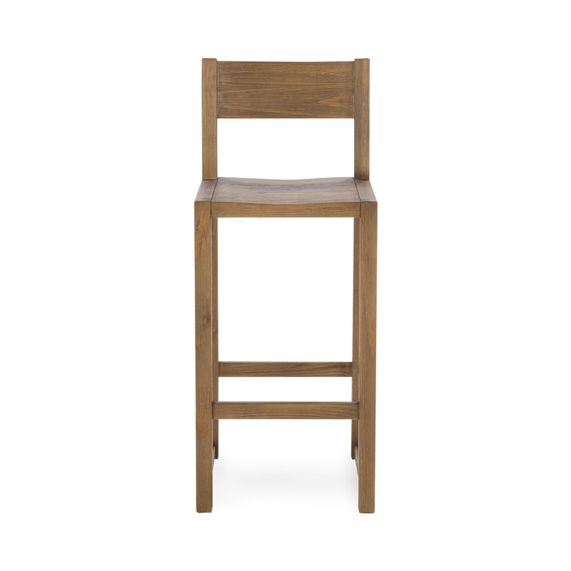 Cabrini Bar & Counter Stool, Bar Stool (30" Seat Height), Honey Brown