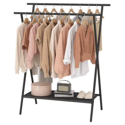 Madeenah 39'' Metal Clothing Rack