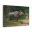 Art mural de majestueux rhinocéros