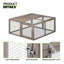 Cage à poulailler pliable en bois Leithow-873793491