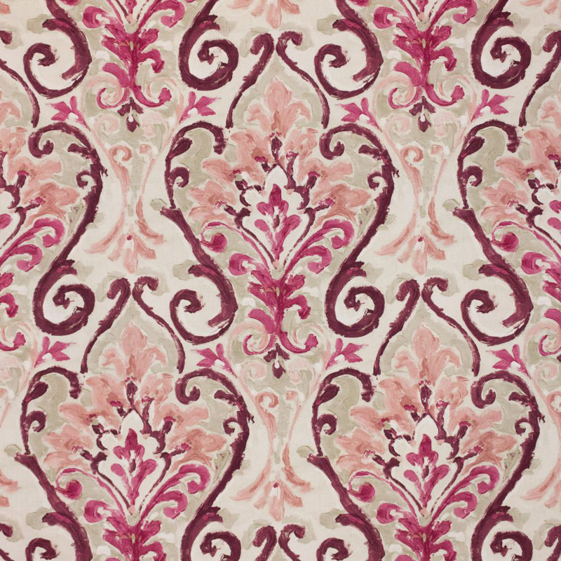 Tissu 100% coton Constantinople, Cassis