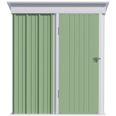 Ammaley 5 ft. W x 3 ft. D Metal Flat Tool Shed