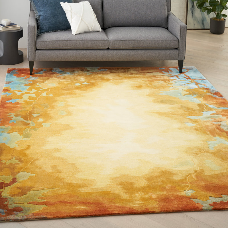 Prismatic Abstract Area Rug, Rectangle 5'6" x 7'5"