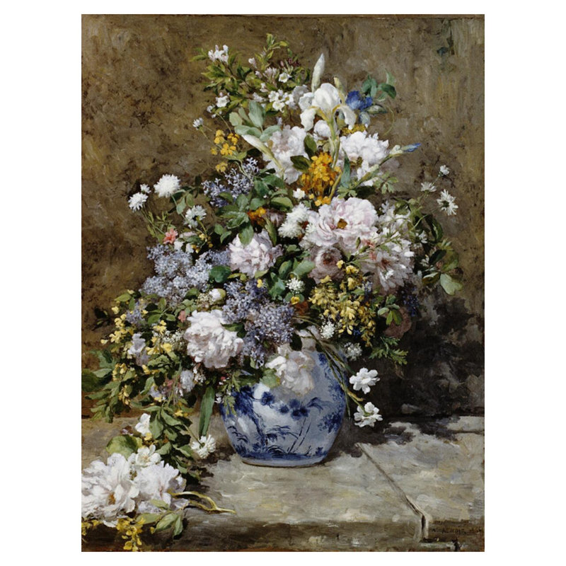«Spring Bouquet» par Pierre-Auguste Renoir - Estampe numérique, H 40 po x l 32 po