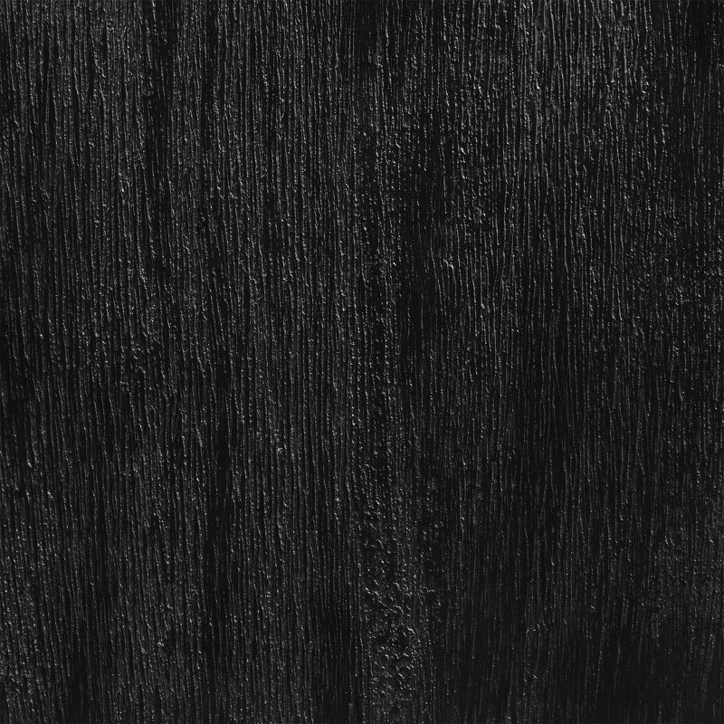 Chaise d'appoint rembourrée, Boucle en chêne clair, Noir