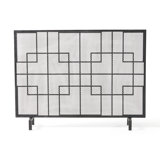 Sonia 1 Panel Iron Fireplace Screen